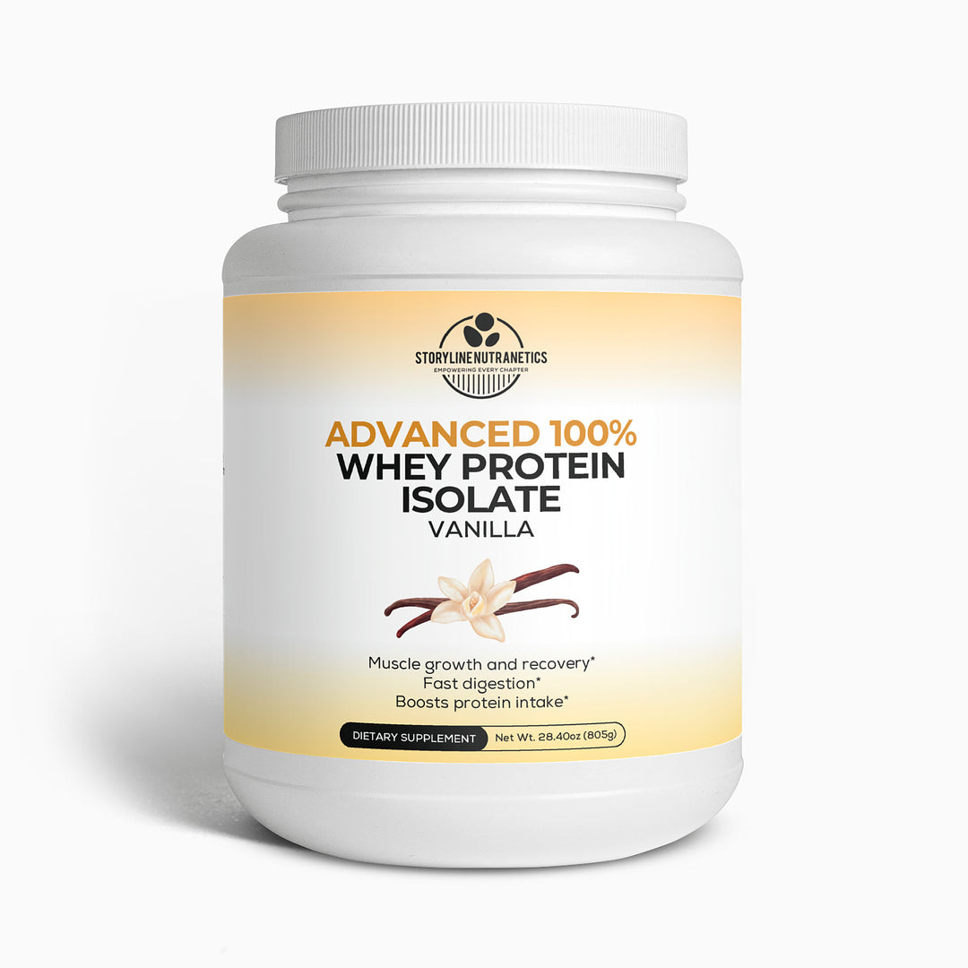 Advanced 100% Whey Protein Isolate (Vanilla) - Storyline Nutranetics