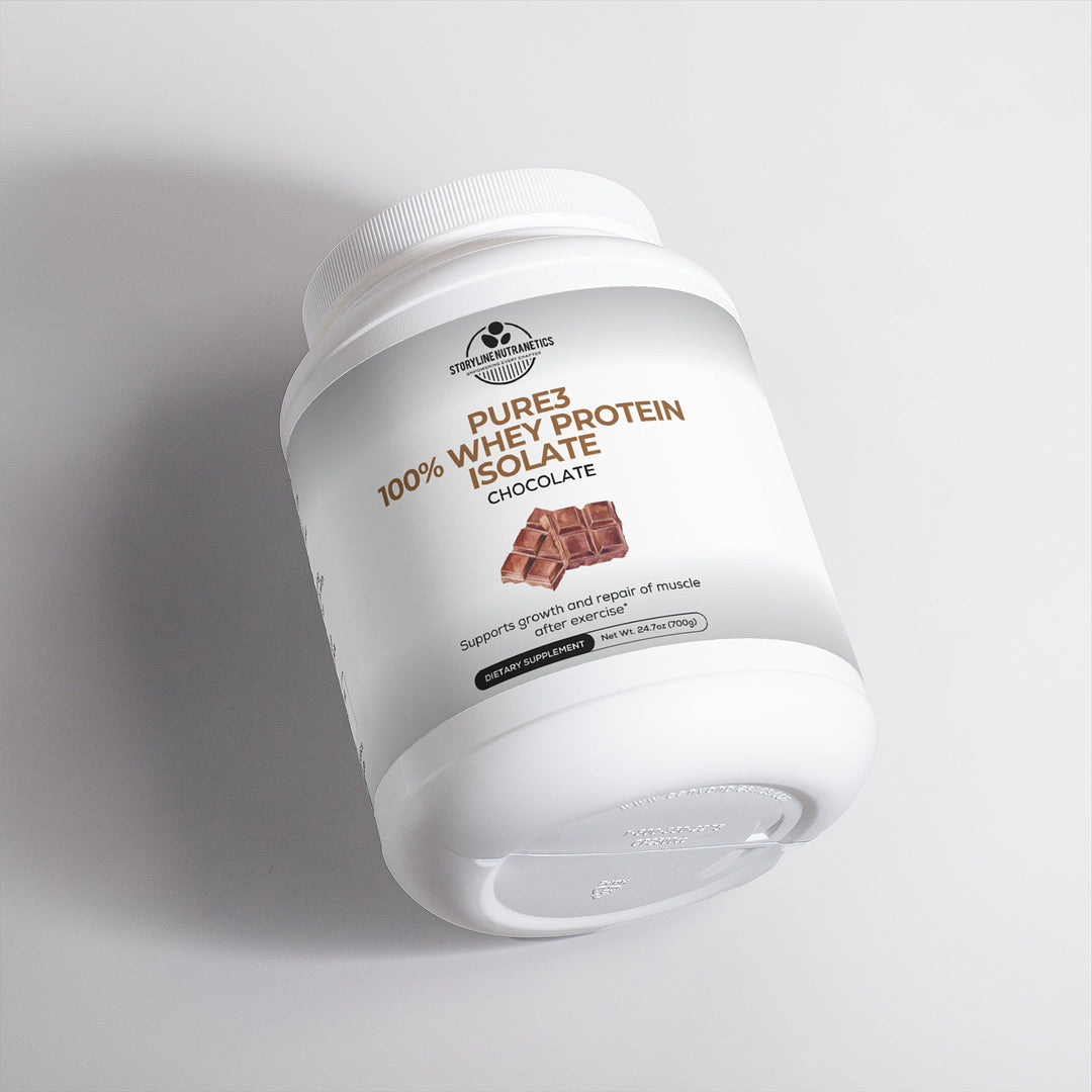 Pure3 100% Whey Protein Isolate (Chocolate) - Storyline Nutranetics