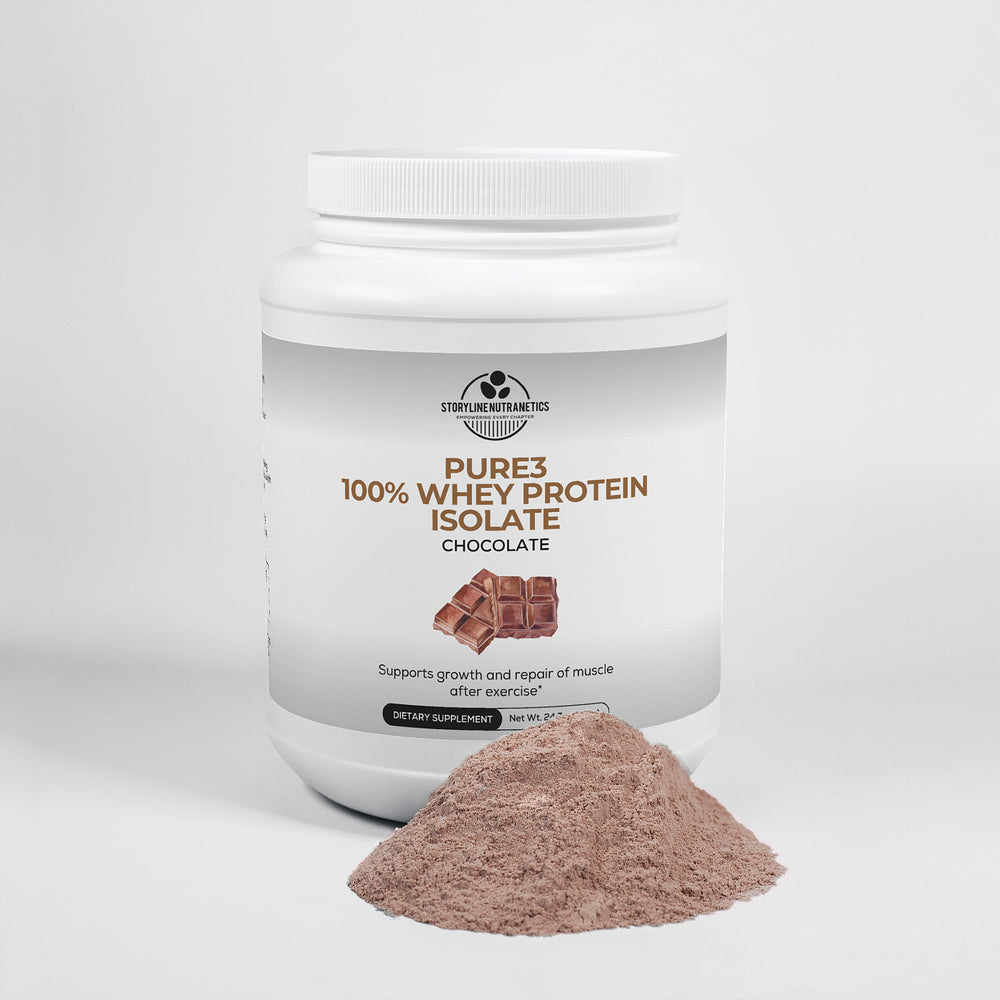 Pure3 100% Whey Protein Isolate (Chocolate) - Storyline Nutranetics