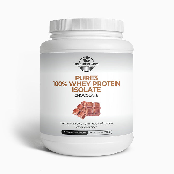 Pure3 100% Whey Protein Isolate (Chocolate) - Storyline Nutranetics