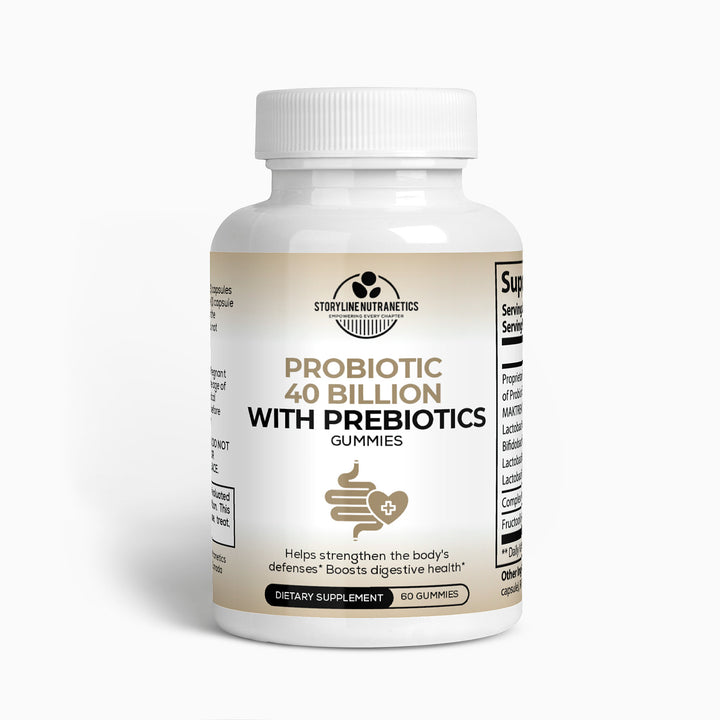 Probiotic 40 Billion with Prebiotics - Storyline Nutranetics