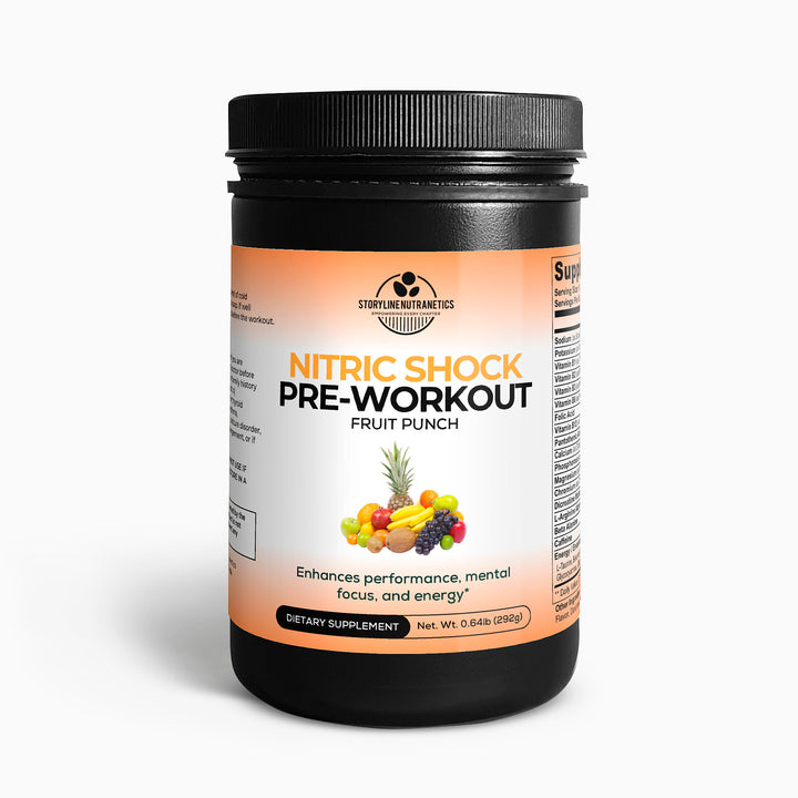 Nitric Shock Pre-Workout Powder (Fruit Punch)