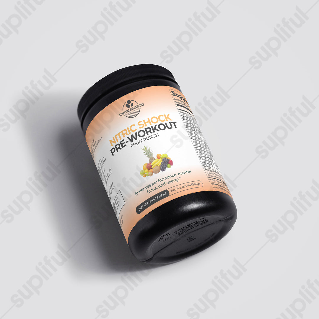 Nitric Shock Pre-Workout Powder (Fruit Punch)