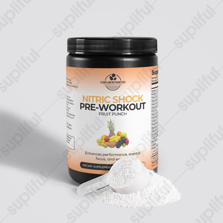 Nitric Shock Pre-Workout Powder (Fruit Punch)