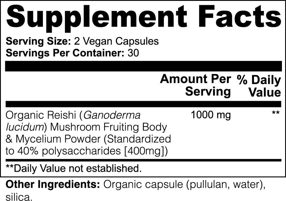 Reishi Mushroom - Storyline Nutranetics