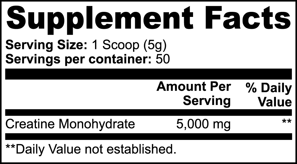 Creatine Monohydrate - Storyline Nutranetics