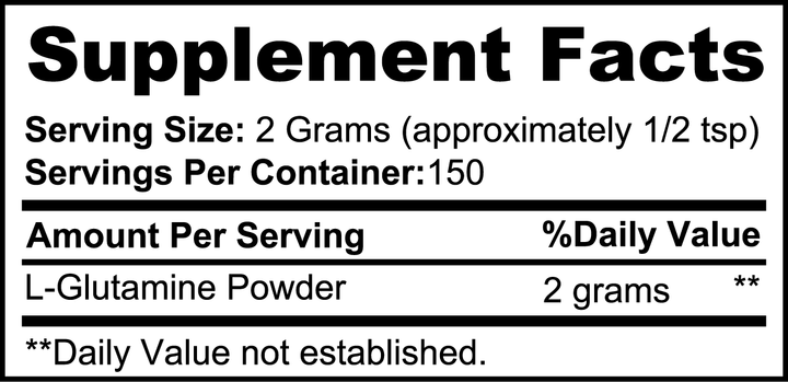 L-Glutamine Powder - Storyline Nutranetics