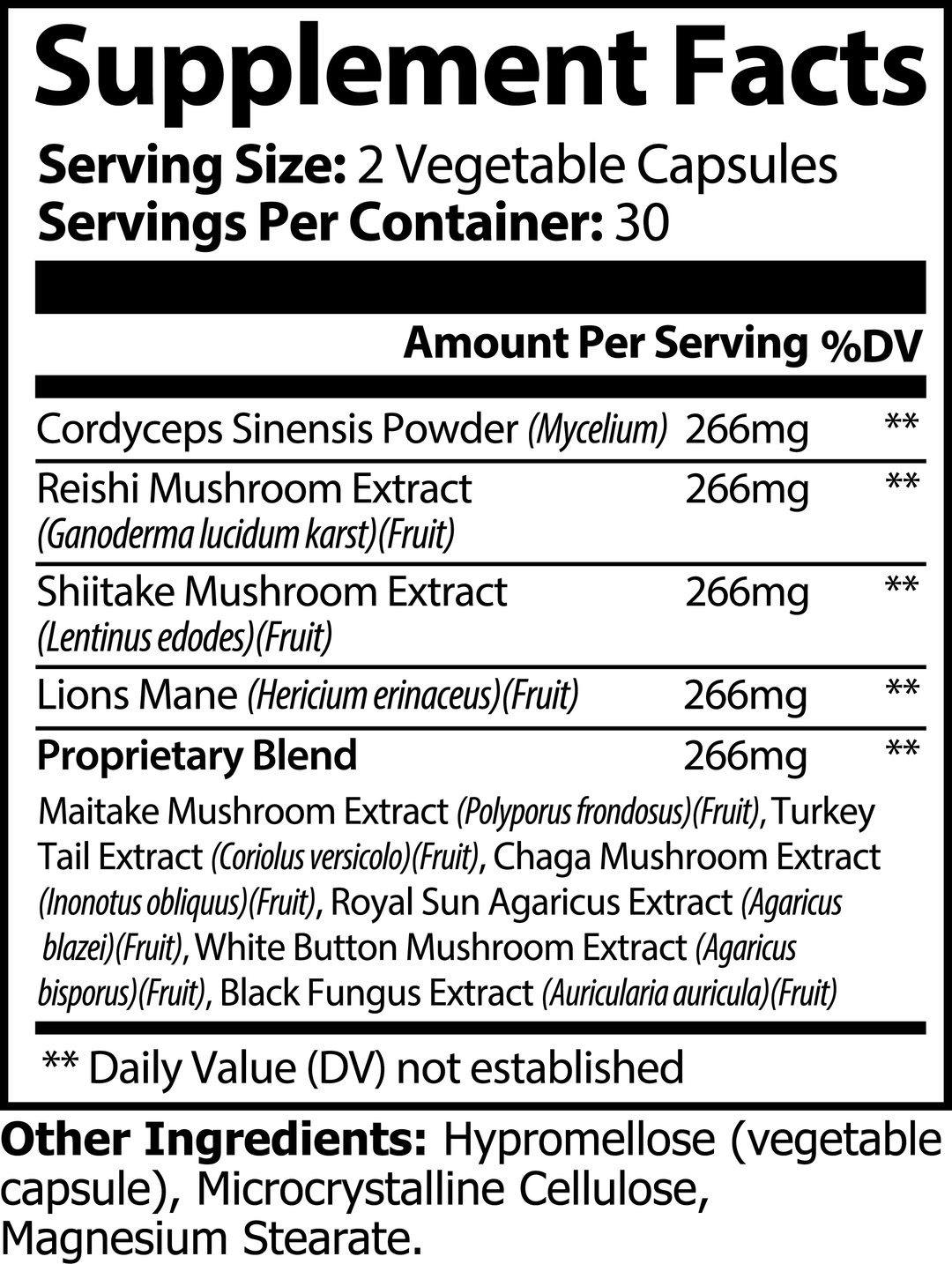 Mushroom Complex 10 X - Storyline Nutranetics