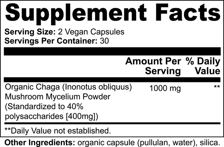 Chaga Mushroom - Storyline Nutranetics