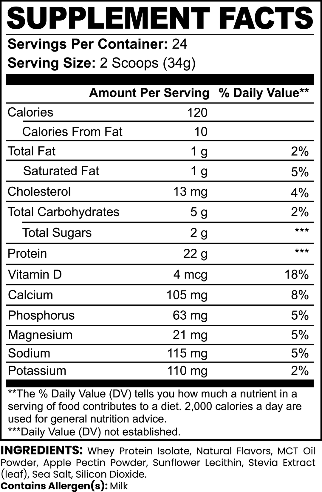 Advanced 100% Whey Protein Isolate (Vanilla) - Storyline Nutranetics